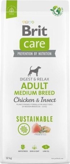 Изображение Brit Care Sustainable Adult Med Chicken Insect 12kg