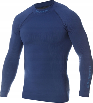 Attēls no Brubeck LS15290 Bluza męska EXTREME THERMO ciemnoniebieski S