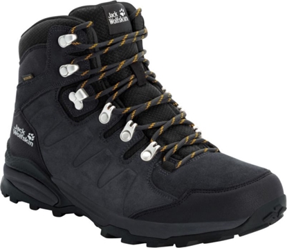 Attēls no Buty trekkingowe męskie Jack Wolfskin Refugio Texapore Mid czarne r. 44