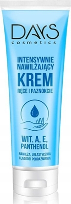 Attēls no Chemia Krem do rąk i paznokci DAYS COSMETICS, intesywnie nawilżający z witaminą A, E i pantenol, 125 ml