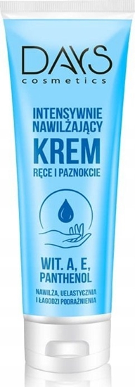 Picture of Chemia Krem do rąk i paznokci DAYS COSMETICS, intesywnie nawilżający z witaminą A, E i pantenol, 125 ml