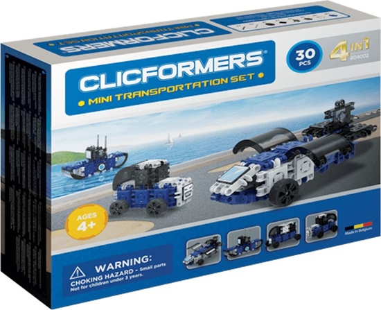 Изображение Clics Klocki CLICFORMERS Transportowce 4w1 30el (804002)