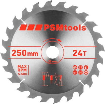 Attēls no CMT kpl dwóch tarcz hm 250x30mm 24/40z