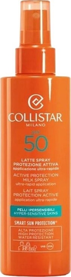 Picture of Collistar COLLISTAR TANNING MOISTURIZING MILK SPRAY HYPER-SENSITIVE SKIN SPF50 200 ML