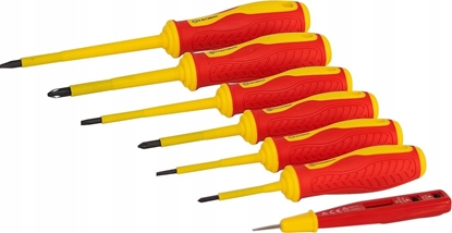 Attēls no Corona Set of screwdrivers. electric 6 pcs + tester