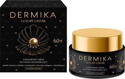 Attēls no Dermika Luxury Caviar 60+ Kawiorowy Krem aktywnie regenerujący na dzień i noc  50ml