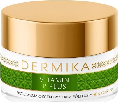 Attēls no Dermika Vitamin P Plus hipoalergiczny krem półtłusty na dzień i na noc 50ml