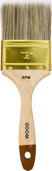 Изображение EPM PĘDZEL ANGIELSKI PŁASKI WOOD 76MM - 3''