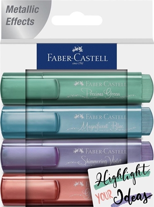 Picture of Faber-Castell Zakreślacz metaliczny 4 kolory