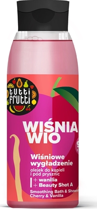 Attēls no Farmona Farmona Tutti Frutti Wiśnia Wio Olejek do kąpieli i pod prysznic Wiśniowe Wygładzenie 400ml