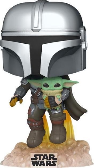 Picture of Figurka Funko Pop CENEGA POP Star Wars: The Mandalorian - Mando Flying w/Jet