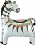 Picture of GoDan Balon foliowy Zebra, 58x73 cm