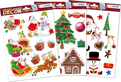 Изображение Herma HERMA Fensterbilder Weihnachten Kindermotive 25St.