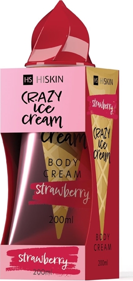 Picture of HiSkin HISKIN Crazy Ice Cream Krem do ciała - Strawberry 200 ml