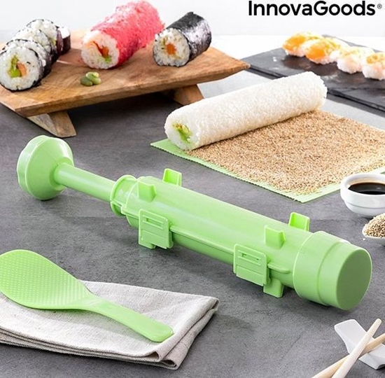 Изображение InnovaGoods Zestaw do Sushi z przepisami Suzooka InnovaGoods 3 Części