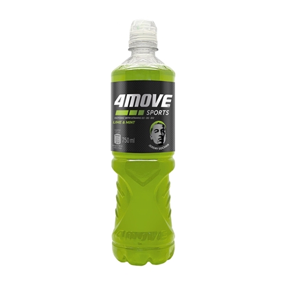 Attēls no Izotonisks dzēriens 4MOVE Lime&Mint, PET, 0.75l (DEP)