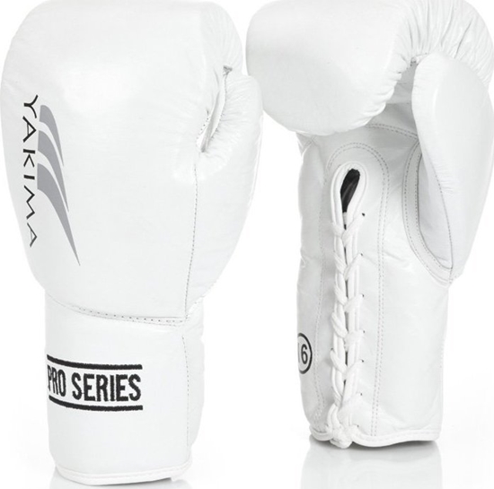 Изображение YakimaSport Rękawice bokserskie WOLF WHITE L 10 oz