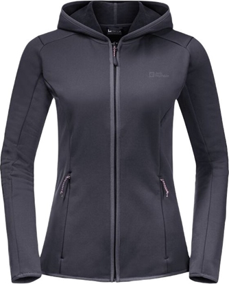 Picture of Jack Wolfskin Bluza damska Baiselberg Hooded Fz W graphite r. XS (1710771_1388)