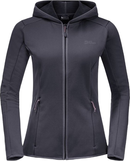 Picture of Jack Wolfskin Bluza damska Baiselberg Hooded Fz W graphite r. XS (1710771_1388)