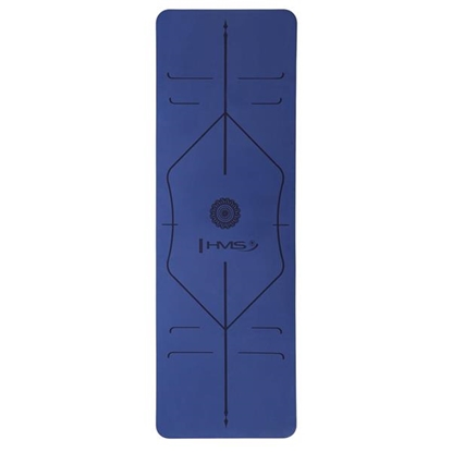 Picture of Jogas paklājiņš YM10 YOGA MAT TPE DARK BLUE HMS