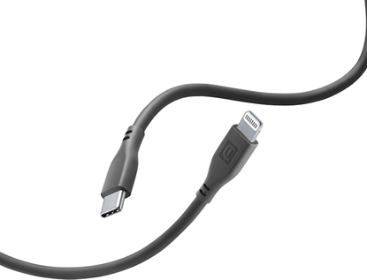 Изображение Kabel USB Cellular Line Lightning - USB-C 1.2 m Czarny (USBDATASOFTC2LMFIK)