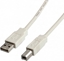 Picture of Kabel USB Secomp Kabel USB 2.0, typ A-B, beżowy, 1,8 m