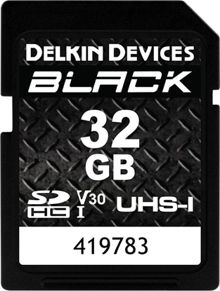 Attēls no Karta Delkin Black Rugged SDXC 32 GB Class 10 UHS-I V30 (DDSDBLK-32GB)