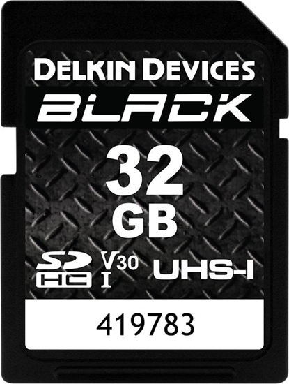 Picture of Karta Delkin Black Rugged SDXC 32 GB Class 10 UHS-I V30 (DDSDBLK-32GB)