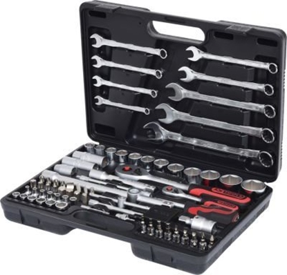 Attēls no KS Tools 1/4 +1/2  Socket Wrench-Set 82-pieces 911.0682