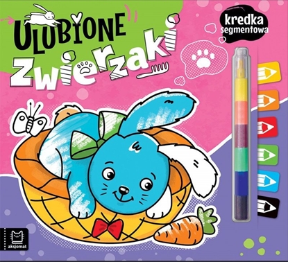 Picture of Książeczka Ulubione zwierzaki. Kredka segmentowa