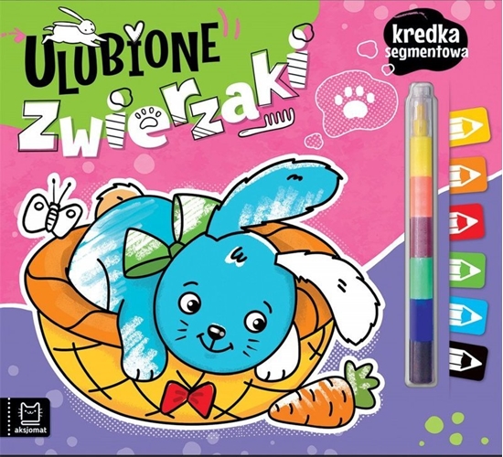 Picture of Książeczka Ulubione zwierzaki. Kredka segmentowa