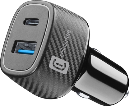 Изображение Ładowarka Cellular Line Cellularline USB Car Charger Multipower Ultra 30W Black