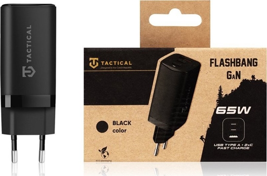 Picture of Ładowarka Tactical Ładowarka sieciowa Tactical FlashBang GaN 65W Black standard