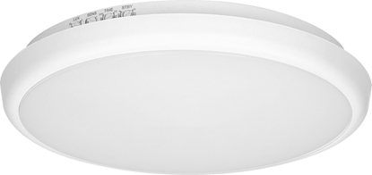 Picture of Lampa sufitowa Orno CERS LED 16W, plafon z mikrofalowym czujnikiem ruchu, 1300lm, IP65, 4000K, poliwęglan mleczny, biały, funkcja przyciemnienia