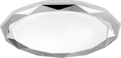 Изображение Lampa sufitowa Polux Sufitowa plafoniera glamour Glossy 314819 LED 72W biała chrom