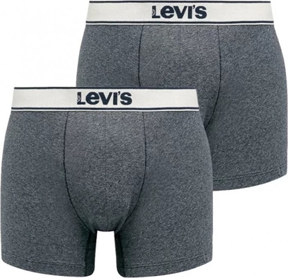 Изображение Levi`s Bokserki Briefs, Granatowe, r. M, 2 szt. (37149-0399)