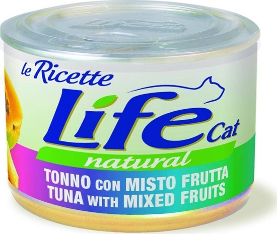 Picture of Life Pet Care LIFE CAT pusz.150g TUNA + MIX FRUITS LA RICETTE /24