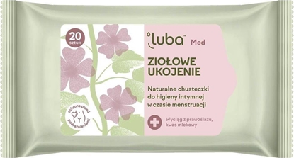 Attēls no Luba Luba Med Ziołowe Ukojenie naturalne chusteczki do higieny intymnej 20szt.