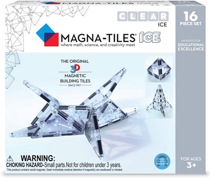 Attēls no MAGNA-TILES Permatomas magnetinis konstruktorius ICE, 16 det.