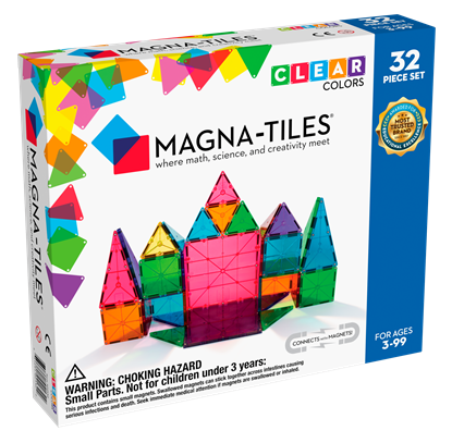 Attēls no Magnetinis permatomas konstruktorius MAGNA-TILES 32 det.