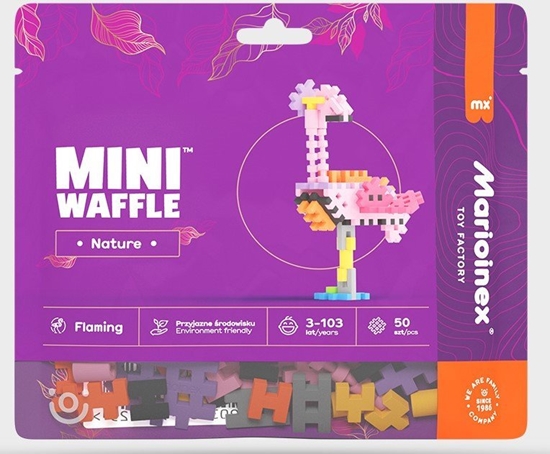 Изображение Marioinex Klocki Mini Waffle Nature - Flaming 50 elementów