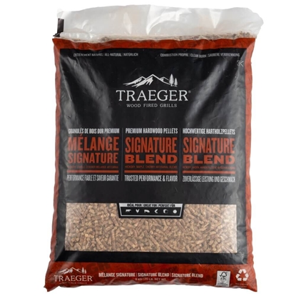 Изображение Medžio granulės TRAEGER Signature Blend, 9 kg