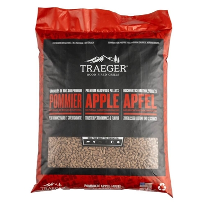 Изображение Medžio granulės TRAEGER, Obelis (Apple), 9 kg