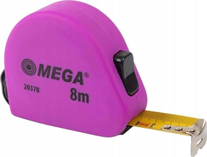 Attēls no Mega MIARA ZWIJANA 8M/25MM, 2 STOPERY, PVC, SOFT