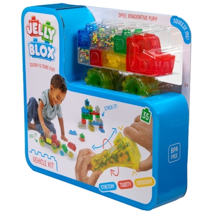 Изображение Miękkie klocki Jelly Blox Pojazd