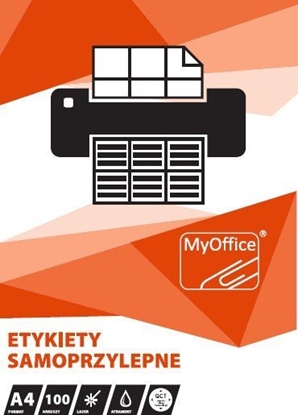 Изображение MyOffice ETYKIETY A4 MyOFFICE 210 X 297 MM (100)