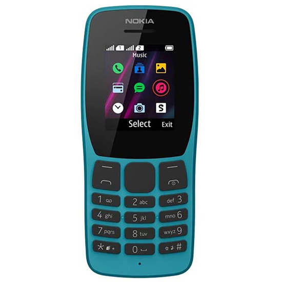 Изображение Mobilusis telefonas NOKIA 110 Dual SIM TA-1192 Blue