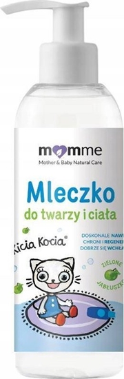 Picture of MomMe Kicia Kocia mleczko do twarzy i ciała Zielone Jabłuszko 150ml