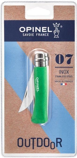 Изображение Opinel Opinel pocket knife No. 07 Beech Wood, Green Meadow