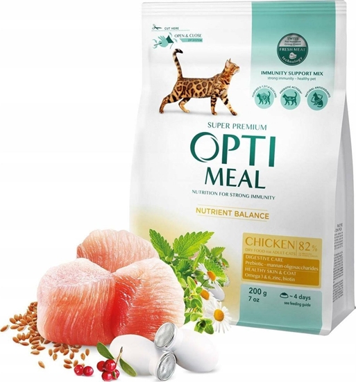 Изображение Optimeal OPTIMEAL KOT 200g ADULT KURCZAK